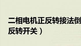 二相电机正反转接法倒顺开关（220v电机正反转开关）