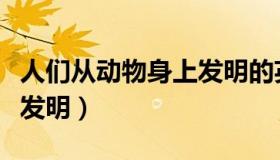 人们从动物身上发明的英文（人们从动物身上发明）