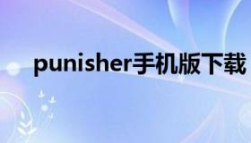 punisher手机版下载（punisher下载）