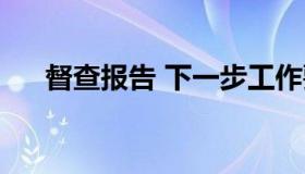 督查报告 下一步工作要求（督查报告）