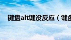 键盘alt键没反应（键盘中ALT键是哪个）