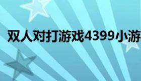 双人对打游戏4399小游戏（双人对打游戏）