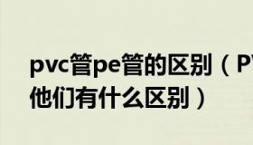 pvc管pe管的区别（PVC管PU管PE管PP管他们有什么区别）