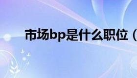 市场bp是什么职位（bp是什么职位）