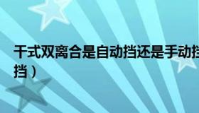 干式双离合是自动挡还是手动挡（双离合是自动挡还是手动挡）