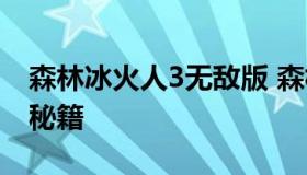 森林冰火人3无敌版 森林冰火人3无敌版通关秘籍