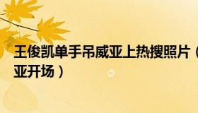 王俊凯单手吊威亚上热搜照片（玖月好剧：王俊凯单手吊威亚开场）