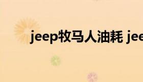 jeep牧马人油耗 jeep牧马人费油吗