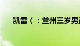 凯雷（：兰州三岁男童煤气中毒身亡）