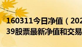 160311今日净值（2022-11-25今日SZ301039股票最新净值和交易情况）