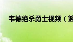 韦德绝杀勇士视频（篮球韦德绝杀勇士）