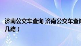 济南公交车查询 济南公交车查询路线燕东山庄到铁路医院坐几路）