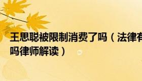 王思聪被限制消费了吗（法律有道：王思聪行政处罚会撤销吗律师解读）