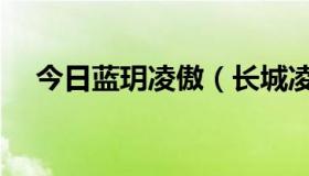 今日蓝玥凌傲（长城凌傲发动机怎么样）