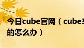 今日cube官网（cube车架到手了才听说是假的怎么办）