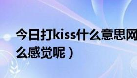 今日打kiss什么意思网络用语（打KISS是什么感觉呢）