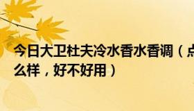 今日大卫杜夫冷水香水香调（点评大卫杜夫冷水男士香水怎么样，好不好用）