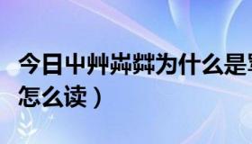 今日屮艸芔茻为什么是骂人的意思（嘦巭兲嫑怎么读）