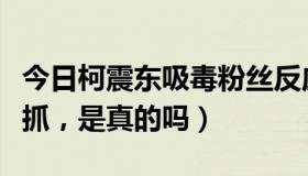 今日柯震东吸毒粉丝反应（柯震东被曝吸毒被抓，是真的吗）