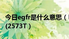 今日egfr是什么意思（EGFR Exon21 L858R(2573T）