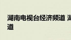 湖南电视台经济频道 湖南电视台经视都市频道