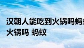 汉朝人能吃到火锅吗蚂蚁庄园（汉朝人能吃到火锅吗 蚂蚁