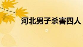 河北男子杀害四人（河北6人命案