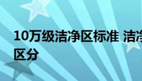 10万级洁净区标准 洁净区百万级十万级如何区分