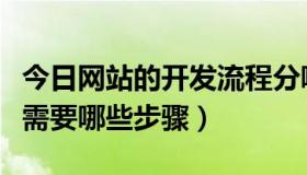 今日网站的开发流程分哪几步（网站开发一般需要哪些步骤）