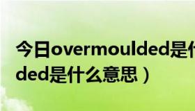 今日overmoulded是什么意思（over-moulded是什么意思）