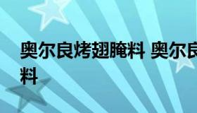 奥尔良烤翅腌料 奥尔良烤鸡的腌制方法和配料