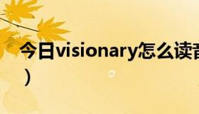 今日visionary怎么读音（visionary 怎么读）