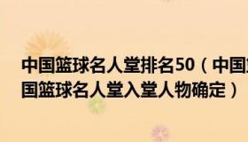 中国篮球名人堂排名50（中国篮球球迷俱乐部：2022年中国篮球名人堂入堂人物确定）