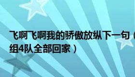 飞啊飞啊我的骄傲放纵下一句（桃花飞啊飞：世界杯死亡之组4队全部回家）