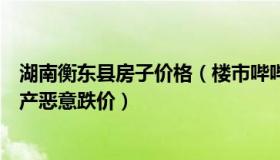 湖南衡东县房子价格（楼市哔哔析：湖南衡东县：严禁房地产恶意跌价）