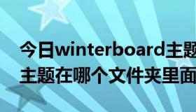 今日winterboard主题包（winterboard的主题在哪个文件夹里面）