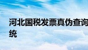 河北国税发票真伪查询 河北发票真伪查询系统