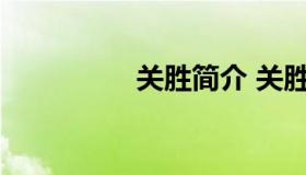 关胜简介 关胜简介资料