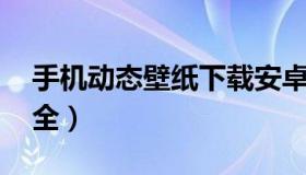 手机动态壁纸下载安卓 手机动态壁纸下载大全）