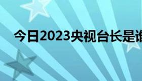 今日2023央视台长是谁（央视台长是谁）