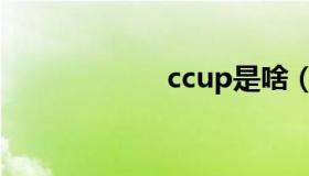 ccup是啥（ccup）