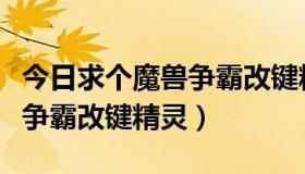 今日求个魔兽争霸改键精灵多少钱（求个魔兽争霸改键精灵）