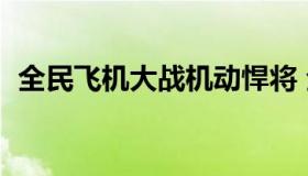 全民飞机大战机动悍将 全民飞机大战人物）