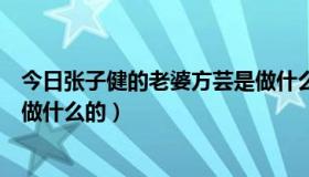 今日张子健的老婆方芸是做什么的啊（张子健的老婆方芸是做什么的）