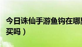 今日诛仙手游鱼钩在哪里买（诛仙钓鱼手册能买吗）