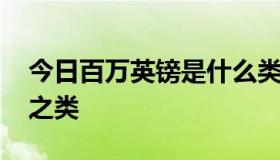 今日百万英镑是什么类型的小说 如短篇小说之类