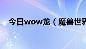 今日wow龙（魔兽世界龙肋排有什么用）