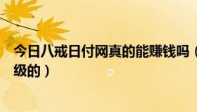 今日八戒日付网真的能赚钱吗（猪八戒日付网成长值怎么升级的）