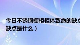 今日不锈钢橱柜柜体致命的缺点（厨房用不锈钢橱柜致命的缺点是什么）