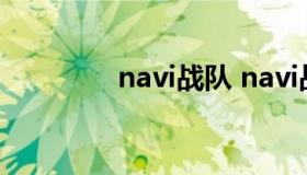 navi战队 navi战队simple